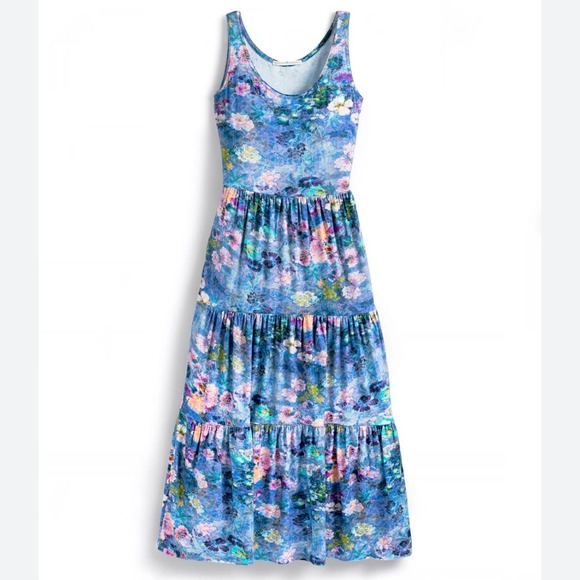 Peruvian Connection Dresses & Skirts - Peruvian Connection Poppy Tiered Maxi Dress Sz S